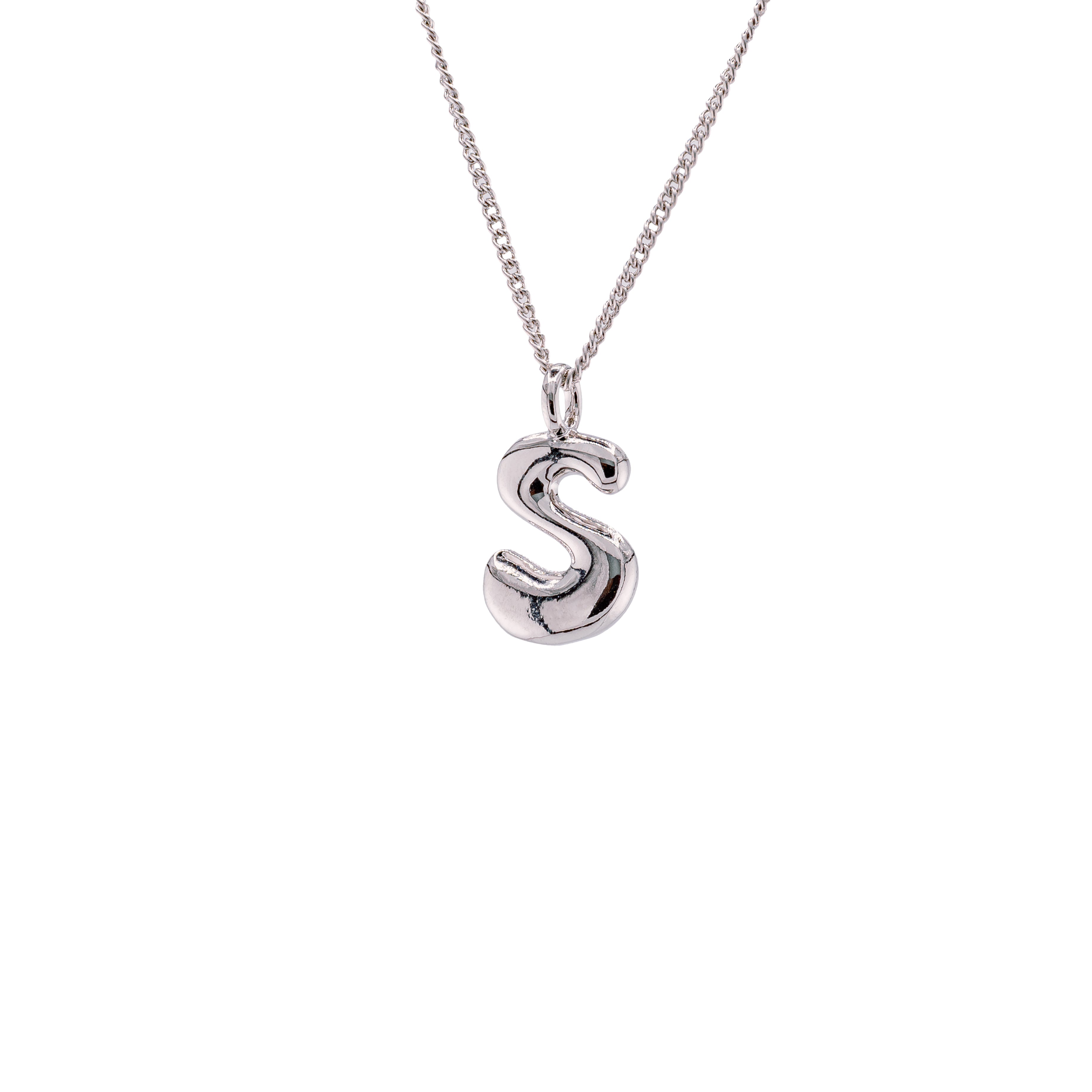 Cadena con Inicial Denim
