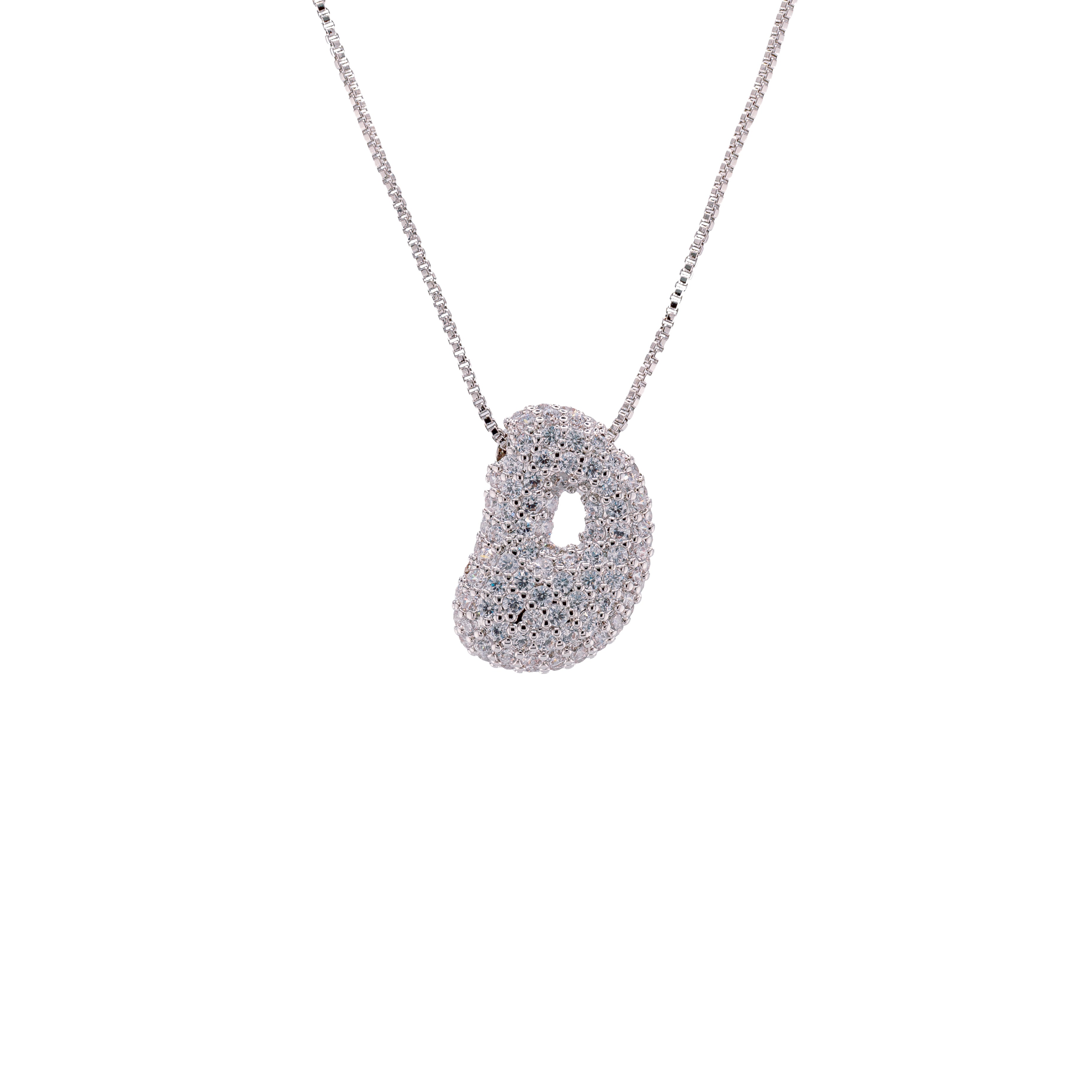 Cadena con Inicial Denim