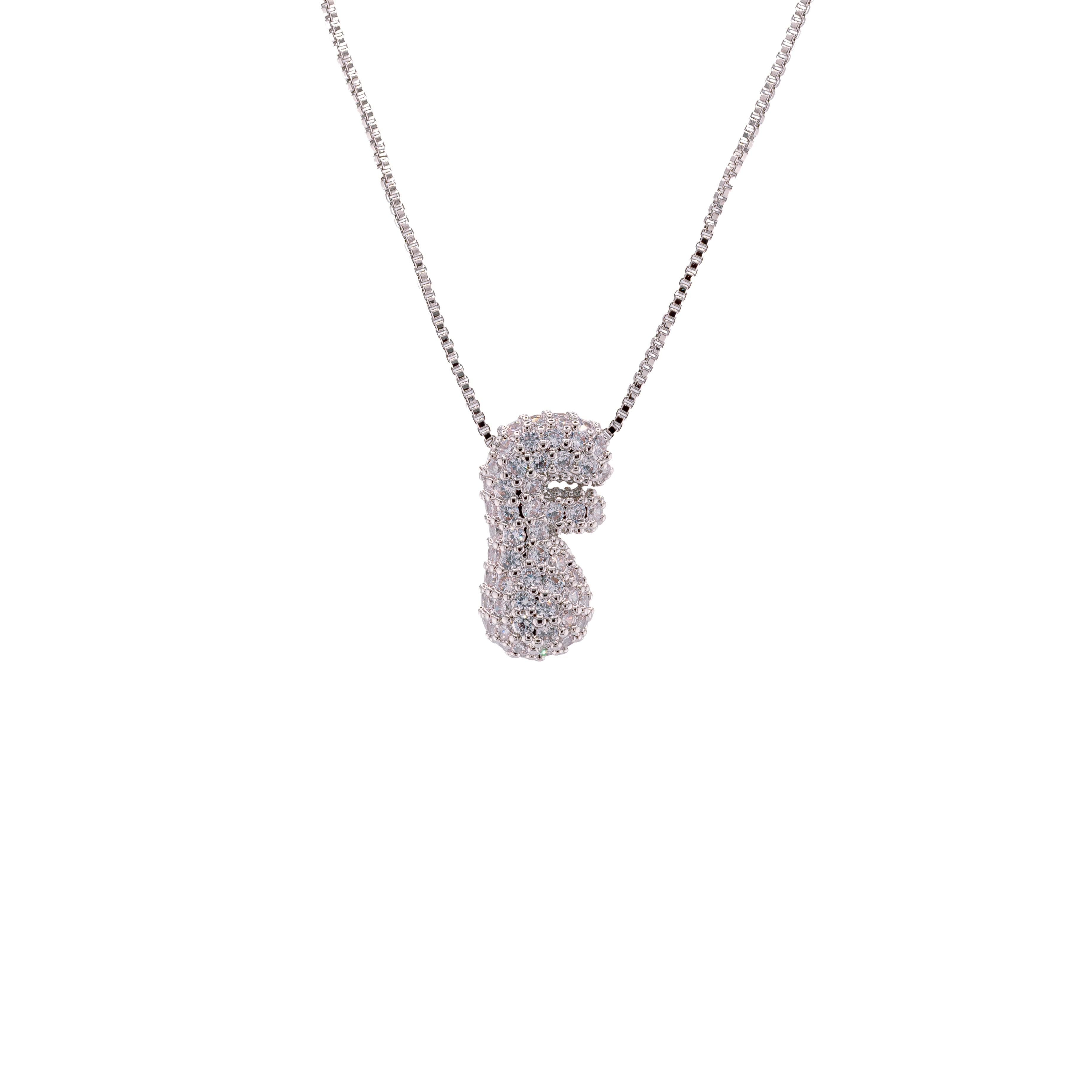 Cadena con Inicial Denim