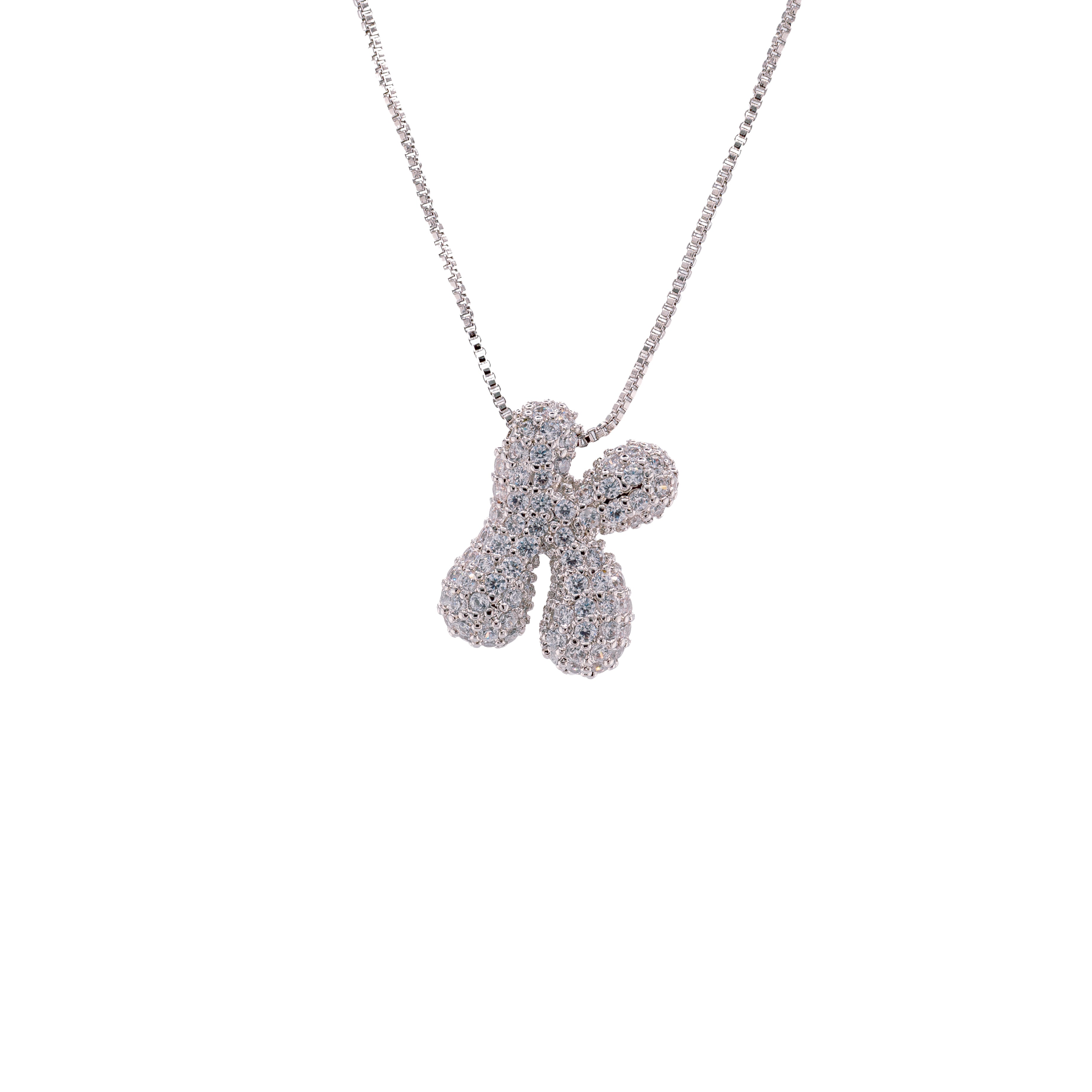 Cadena con Inicial Denim