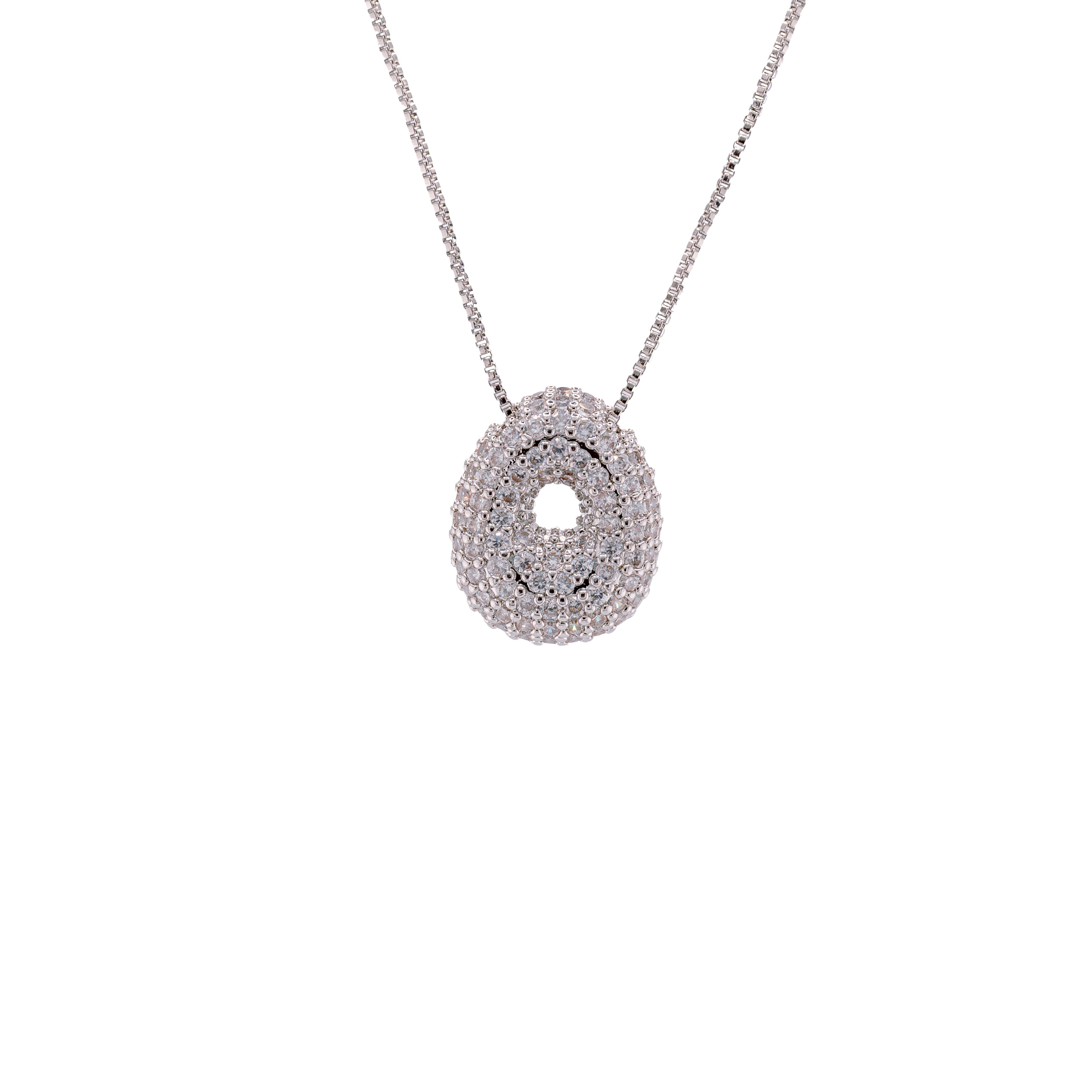 Cadena con Inicial Denim