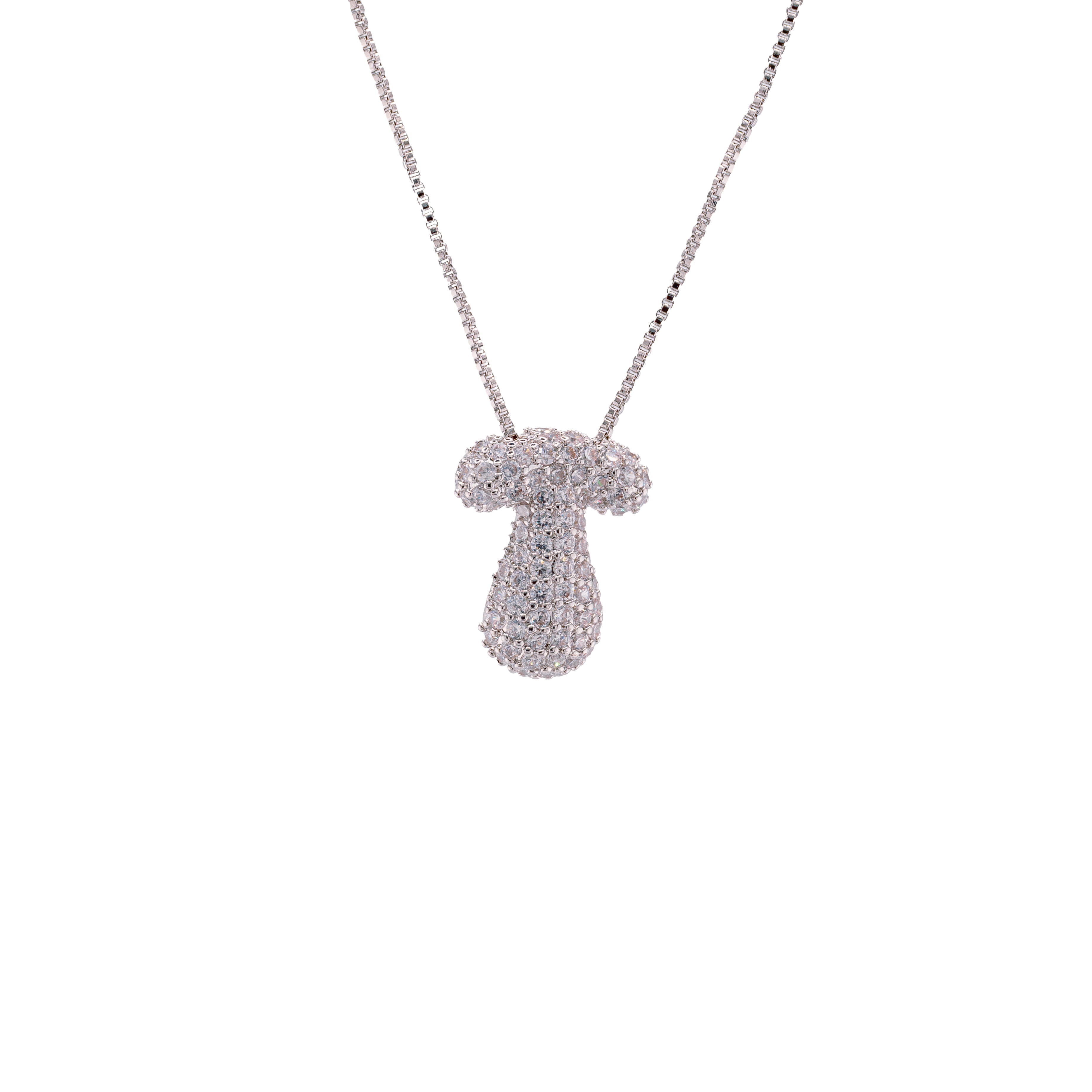 Cadena con Inicial Denim