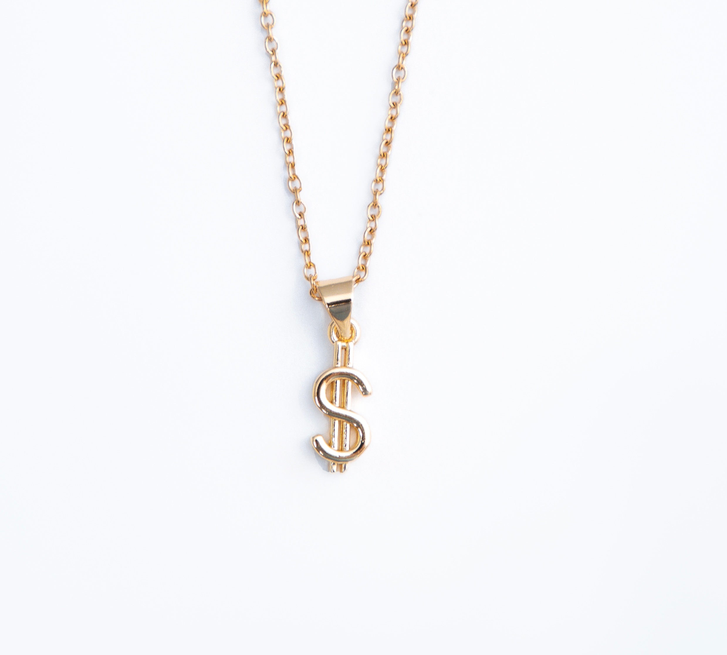 cadena con símbolo de dinero