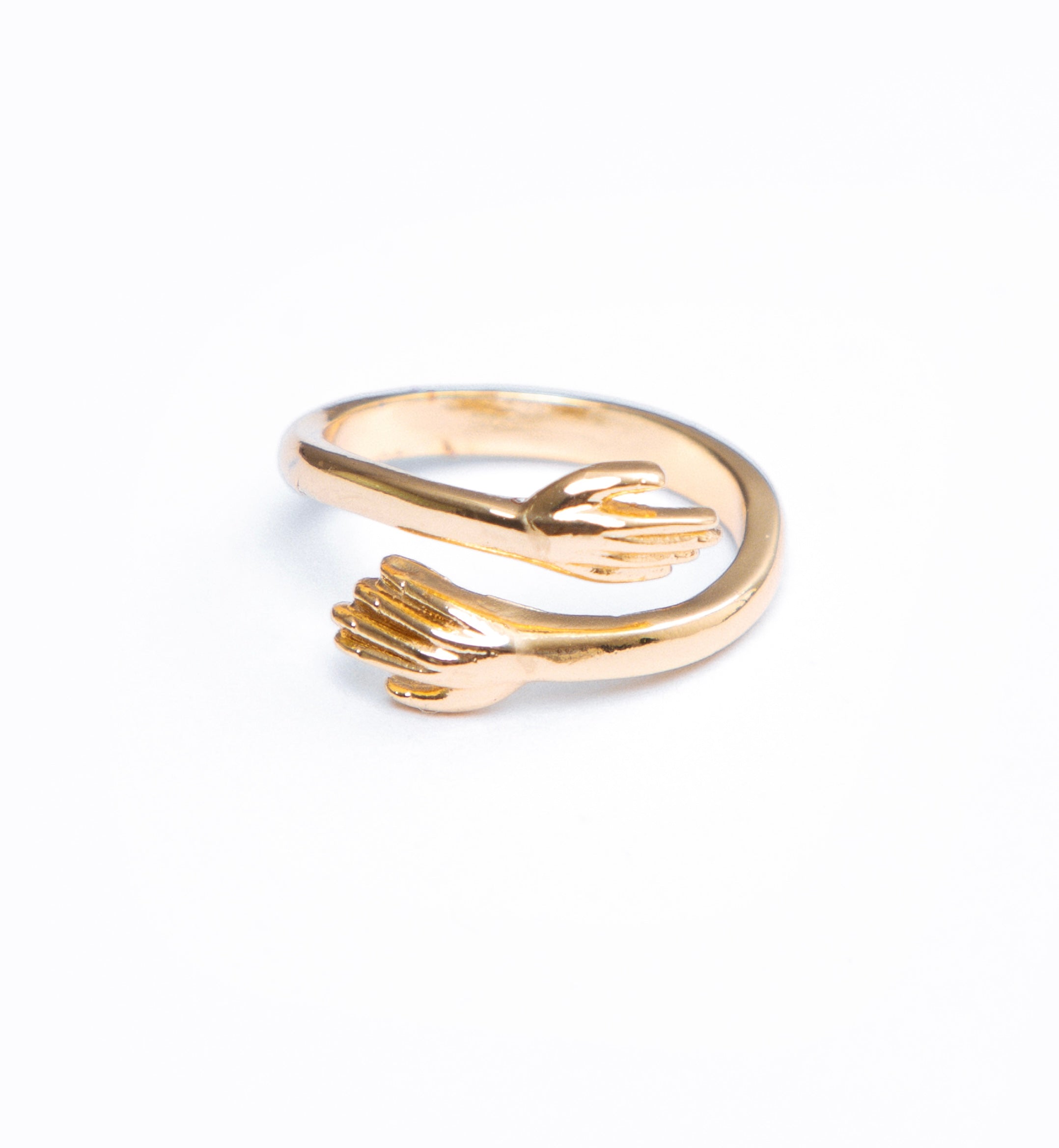 ANILLO EN FORMA DE UN ABRAZO