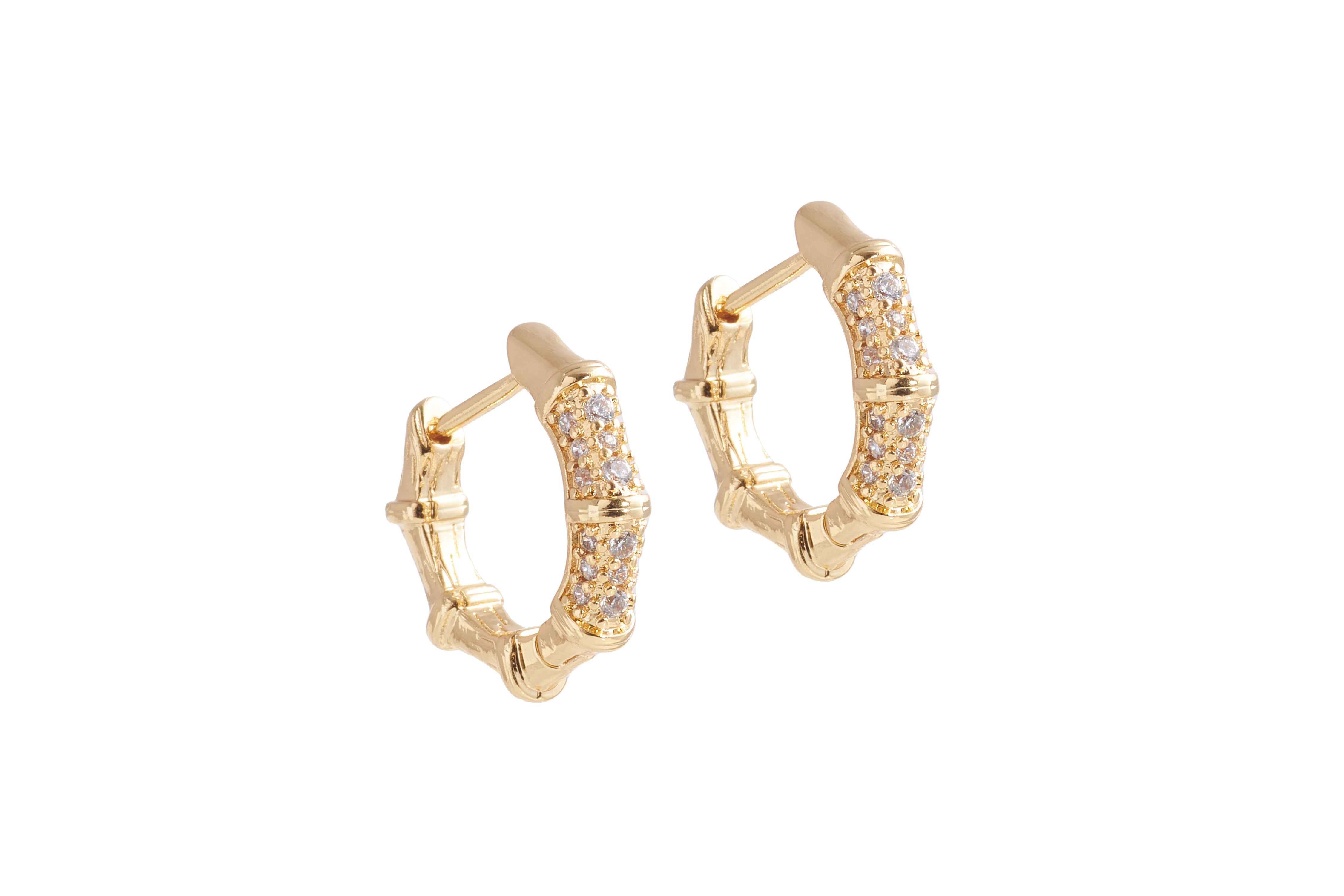 Crusty Bling Hoops