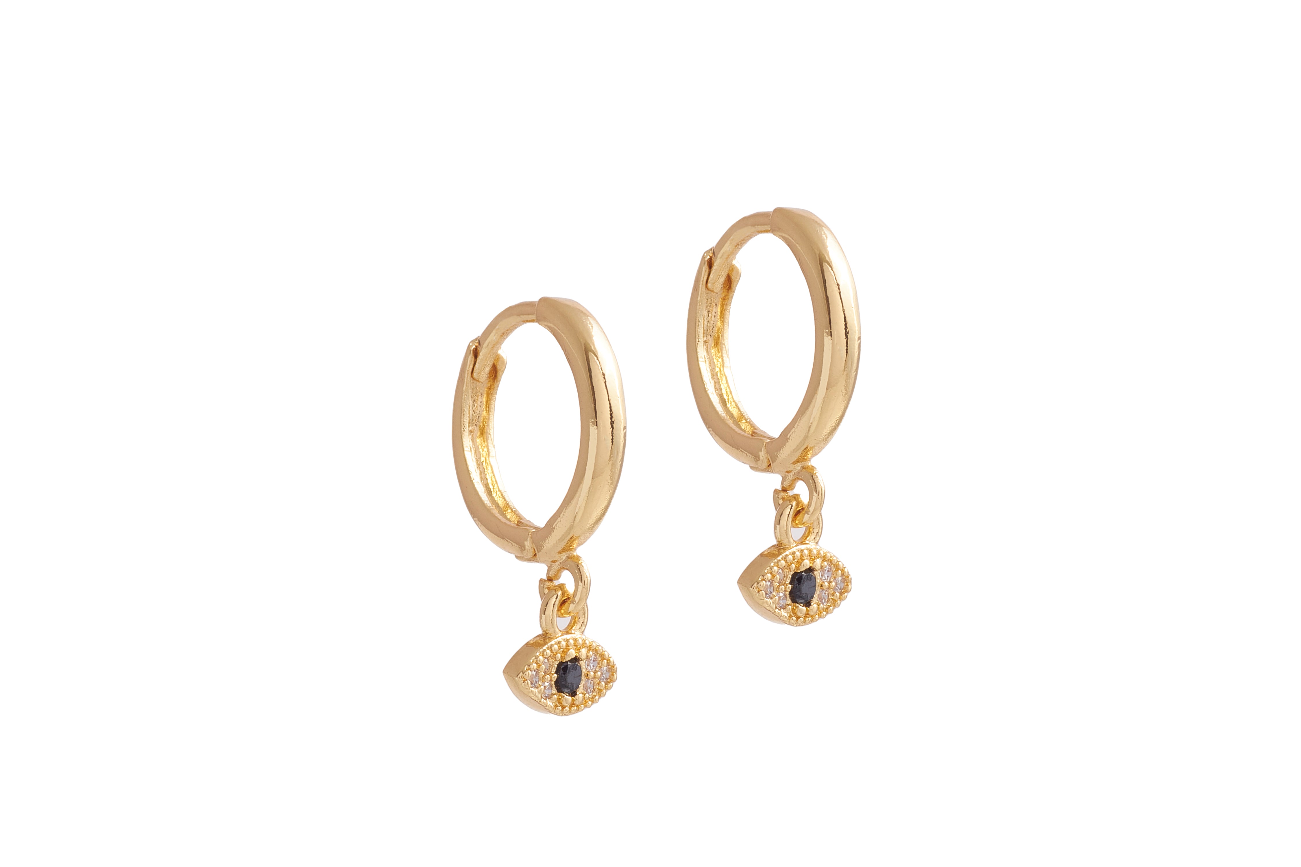 Blue Eyes Hoops