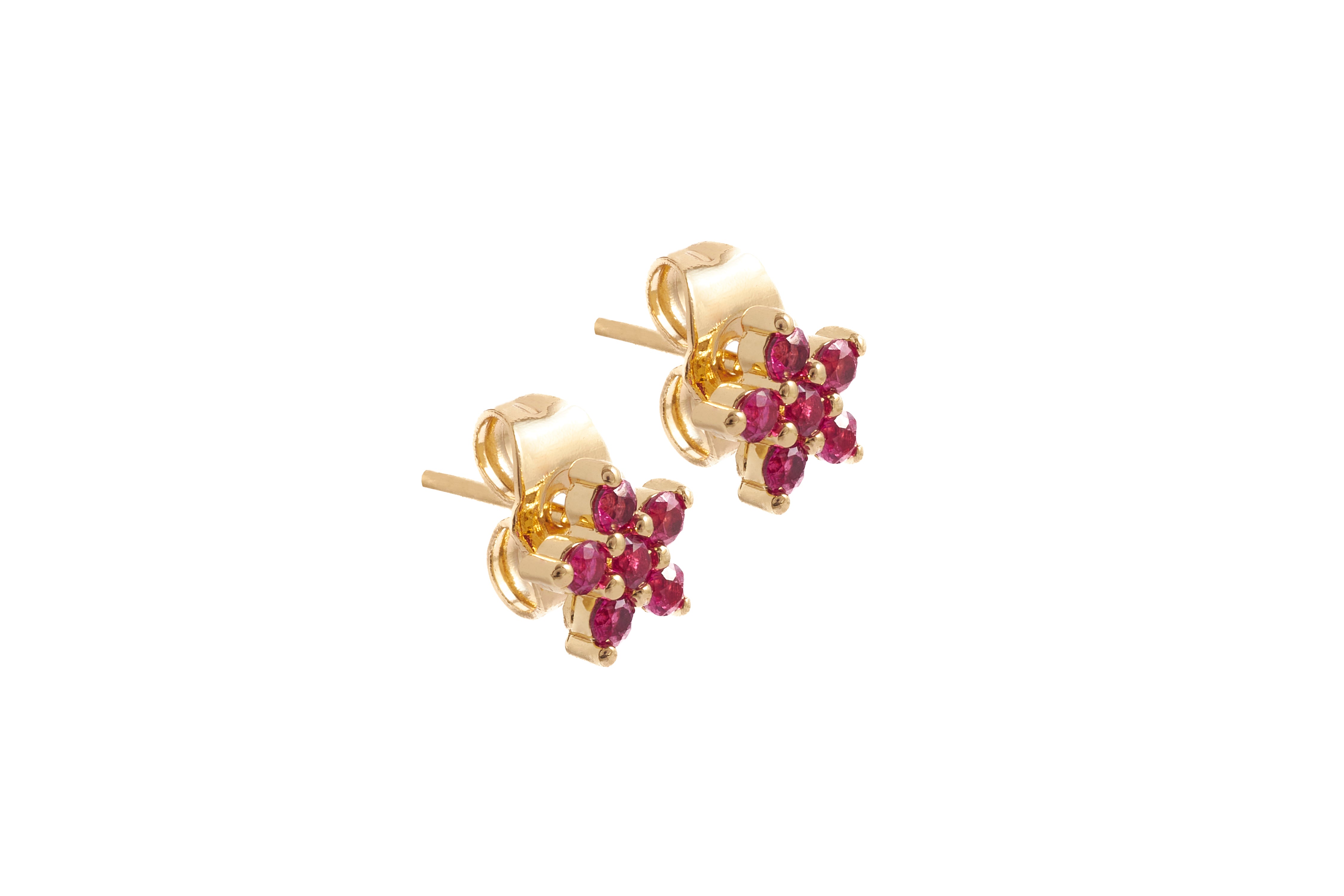 Agate Flower Earrings